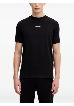 Karl Lagerfeld logo-print short-sleeve T-shirt - Black