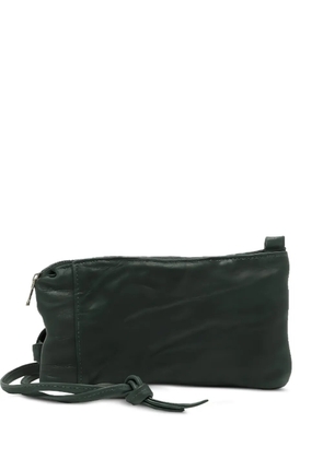 SOMMET Neck Pouch leather shoulder bag - Green
