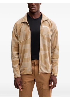 adidas Multi Terrex printed full-zip sweater - Neutrals