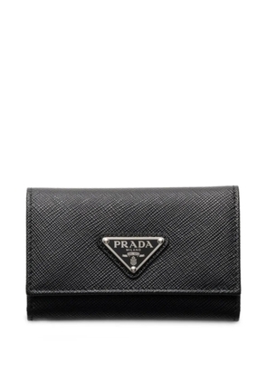 Prada Saffiano leather key case - Black