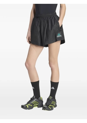 adidas Equipment logo-patch shorts - Black