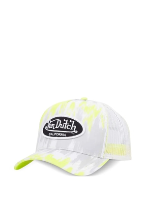 Von Dutch logo-patch mesh-panel cap - Yellow