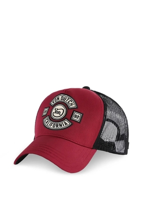Von Dutch logo-patch mesh-panel cap - Red