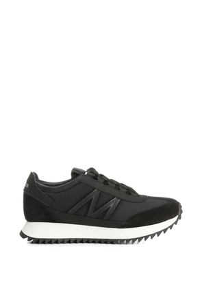 Moncler Pacey 2 suede-panelled sneakers - Black