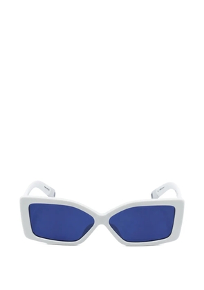 Jacquemus logo-lettering sunglasses - White