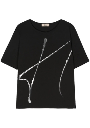 Herno logo-plaque T-shirt - Black