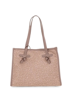MARCELLA CLUB Marcella bouclé-effect shoulder bag - Pink