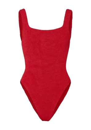 Hunza G square-neck swimsuit - Red
