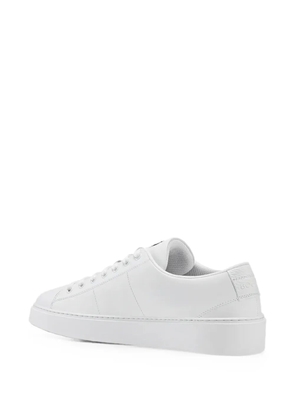 BOGNER logo-debossed leather sneakers - White