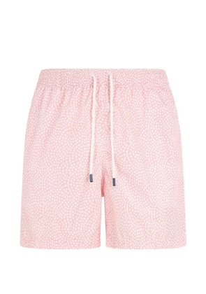 Fedeli geometric-print drawstring swim shorts - Pink