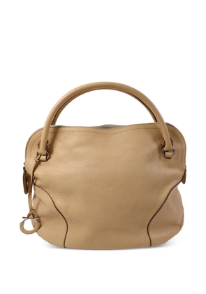 Ferragamo Pre-Owned Gancini-detail tote bag - Neutrals