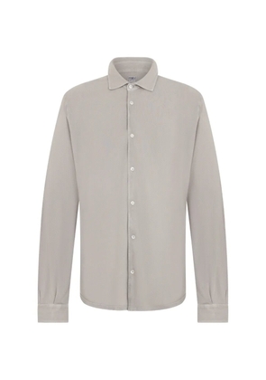 Fedeli button-up long-sleeve shirt - Grey