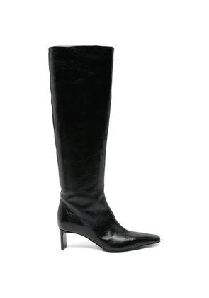 KHAITE Pre-Owned Ona knee-high boots - Black