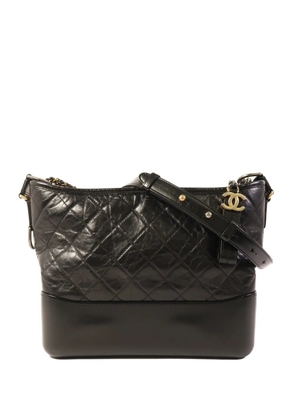 CHANEL Pre-Owned Gabrielle quilted shoulder bag - Black