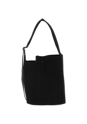 Homme Plissé Issey Miyake pleated asymmetric tote bag - Brown