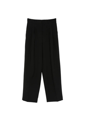 Calvin Klein pleated wide-leg trousers - Black