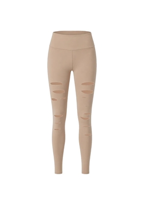 Alo Yoga ripped leggings - Neutrals