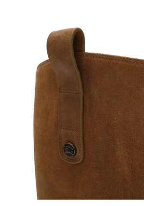 Burberry suede Cavalier boots - Brown