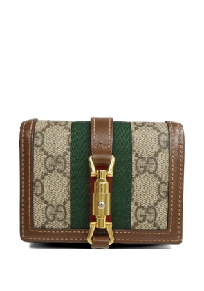 Gucci Pre-Owned Jackie 1961 GG Supreme wallet - Neutrals
