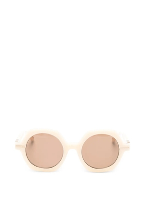 Matsuda geometric-frame sunglasses - Neutrals