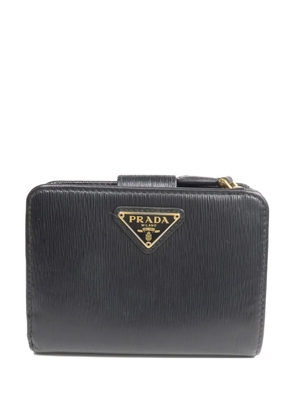 Prada Pre-Owned textured leather wallet - Black