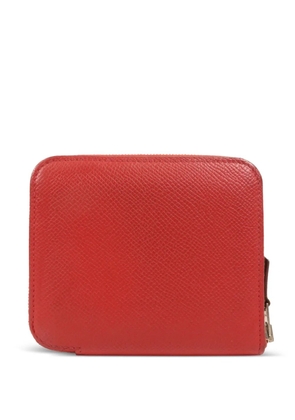 Hermès Pre-Owned Silk'In calfskin wallet - Red