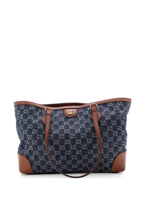 Gucci Pre-Owned Ophidia Shopping GG Denim Medium tote bag - Blue