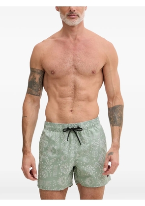 BOGNER FIRE+ICE Nelson logo-print drawstring swim shorts - Green