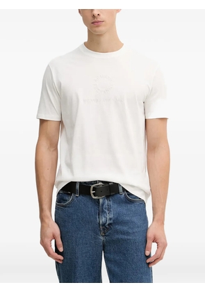 Armani Exchange logo-embossed short-sleeve T-shirt - White