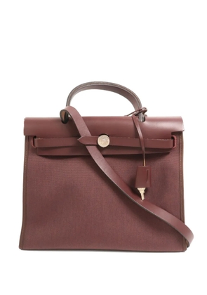 Hermès Pre-Owned PM Herbag leather tote bag - Brown