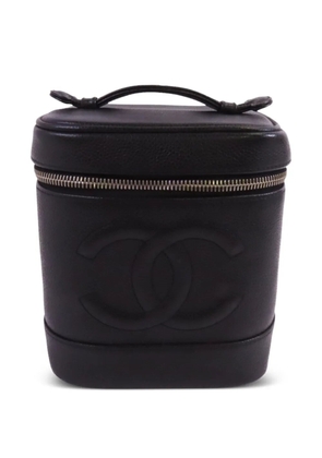 CHANEL Pre-Owned CC calfskin vanity case - Black