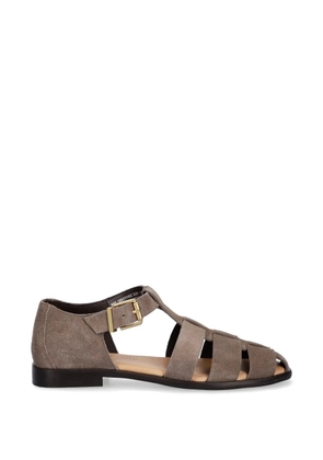 Marc O'Polo suede caged sandals - Grey