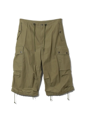 Needles cotton ripstop cargo shorts - Green