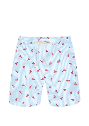 MC2 Saint Barth lobster-print swim shorts - Blue