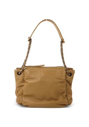 CHANEL Pre-Owned Lax Accordion chain-link-strap tote bag - Neutrals