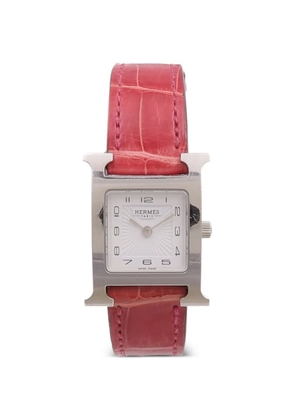 Hermès Pre-Owned H Watch 21mm watch - White