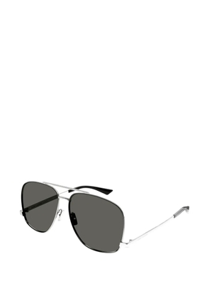Saint Laurent Eyewear Leon pilot-frame sunglasses - Silver