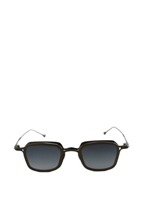Rigards square-frame clip-on sunglasses - Brown
