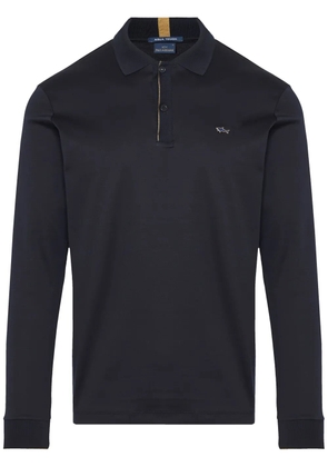 Paul & Shark appliqué-logo polo shirt - Blue