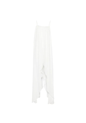 Vestiaire d'un Oiseau Libre Open Back draped maxi dress - White