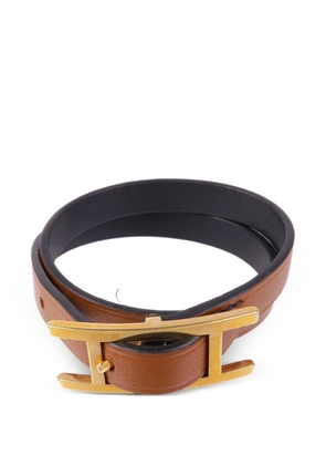 Hermès Pre-Owned Behapi Double Tour bracelet - Gold