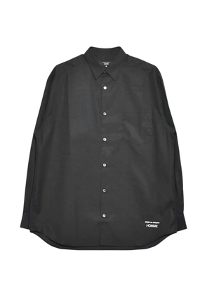 Comme des Garçons Homme logo-print chest-pocket shirt - Black