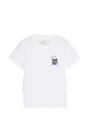 Closed graphic-print T-shirt - White