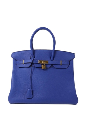 Hermès Pre-Owned 2014 35 Birkin tote bag - Blue