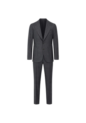 FRANZESE COLLECTION pinstripe single-breasted suit - Grey