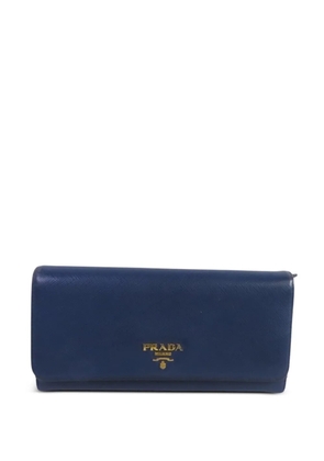 Prada Pre-Owned Saffiano leather wallet - Blue