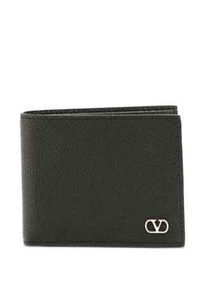Valentino Garavani VLogo Signature leather billfold wallet - Black
