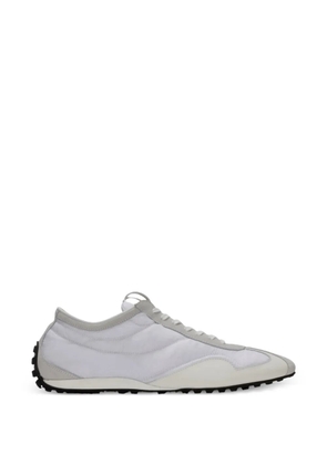 Balmain Racing low trainers in nylon and leather - White
