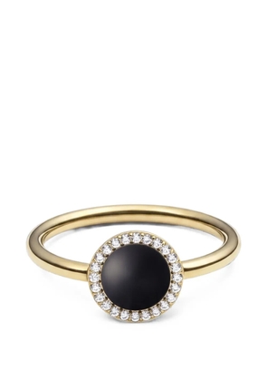 Daniel Wellington Audrey black-agate ring - Gold