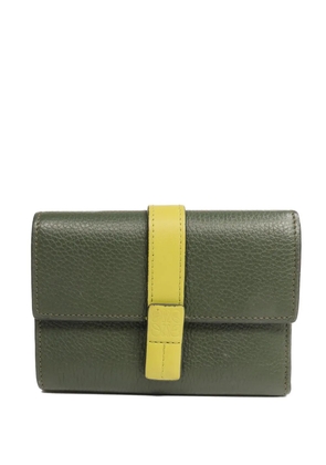 Loewe Pre-Owned Vertical leather wallet - Green